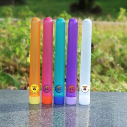 Rook Winkel 115Mm Plastic Roken Doob Buizen Sigaret Opslag Kegels Luchtdichte Verpakking Buis Vial Waterdicht Pillendoosje Dab rig