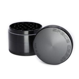 rook winkel 63mm Kruid Grinder Space Case Grinder voor bong 4 Stuk Tabak Cursher Met Driehoek Schraper Aluminium Legering Materiaal CNC Sigaret Detector Slijpen