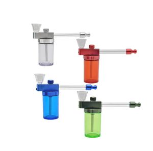 fumoir forme de verre pipe à fumer en plastique tuyaux en alliage d'aluminium narguilés jetable stylo vape shisha