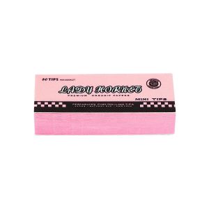 Smooth Shop Pink Fumer Rolling Conseils 50 feuilles par livret 25 Livret par boîte DIY ROLD PAPE FILTER CONSEILS POUR FAIRE LES CONES DE CIGRAGE