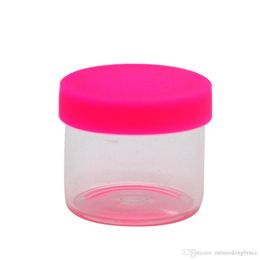 Plateau de rouleau de magasin de fumée accessoire de fumage 8ML verre FDA pot de silicone cire huile Dab concentré conteneur crème de stockage boîte en verre antiadhésive bong