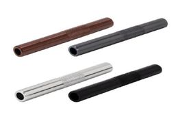 Rook Sniffer Aluminium Pen Stijl Snuff Snuiven Dispenser Metalen Sunff Snuiven Slang Buis Rook Pijp1745585