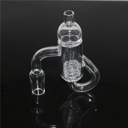 Outil de fumée soudure complète bord biseauté Quartz Terp Slurpers Banger clous sans couture avec verre Terp Slurper perle ensemble pour Dab