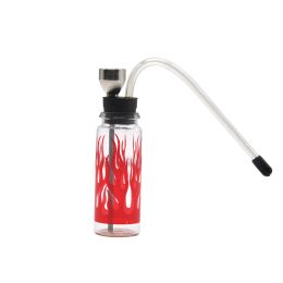 Tuyaux d'eau de fumée pour fumer des herbes cigarettes en verre 17MM Portable en métal tabac narguilé Shisha tuyau de tuyau partie accessoires de tuyau de fumée