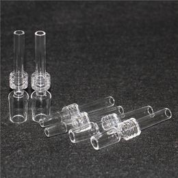 Roken 10mm 14mm 18mm Quartz Tip voor Mini NC Kits Quartz Tips Glas Water Bongs Pipes DAB Olierouts