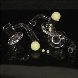 Fumer 14mm quartz spinner banger ensemble avec 1pc bouchon de carb en verre et 2pcs clous de quart de perle terp pour les plates-formes dab bongs de conduite d'eau