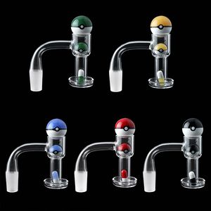 Fumer 20mmOD plat Top Terp Slurper Set boule de verre 0D 22mm 14mm insérer avec pilule pour Quartz Banger ongles eau Bongs Dab Rigs