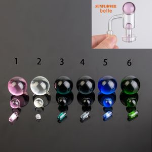 Roken 6mm 14mm 22mm Drie Terp Parels of één Capsul Bead Quartz Glass Carb Cap voor Banger Glassbong Water Pipes