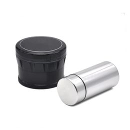 Accesorios para fumar molinillo Metal Stash Jar Pill Box Cortar hierba seca Tabaco Herramienta Cigarrillo