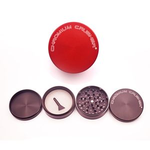 Rookaccessoires Chroom Crusher Metal Zink Legering Herb Tobacco Grinders 4Layer 40 mm/50 mm/55 mm/63 mm/100 mm