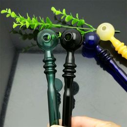 Accesorios para fumar Sartén de fuego directo de varias ruedas de colores con vidrio de espuma grande Venta al por mayor Bongs Oil Burner Pipes