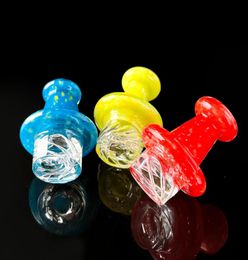 Accessoires pour fumer Cyclone Carb Cap Dôme avec trou d'air tournant Caps pour Terp Pearl Quartz Banger Nail Bubbler Enai Dab Rig4186830