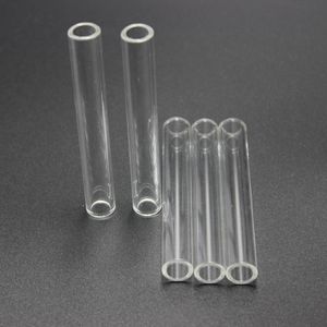 Accessoires pour fumeurs Tubes de soufflage en verre borosilicaté 12mm OD 8mm ID Tube 2mm d'épaisseur mur couleur claire produit de laboratoire