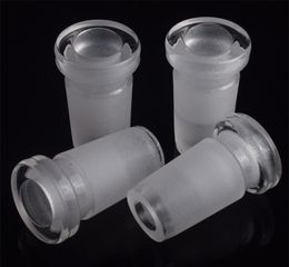 Accesorios para fumar Adaptador de cachimba de vidrio Adaptadores reductores de tubo de vástago inferior 18 mm Macho a 14 mm Reductor hembra Mini convertidor Difusor de hendidura para Bongs Tuberías de agua