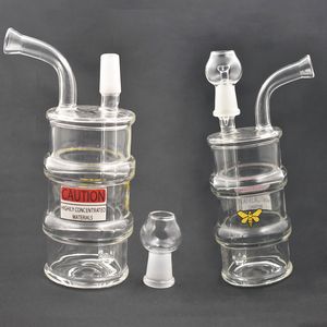 Accessoires pour fumeurs Narguilé 14mm baril d'huile en verre dab Rig bongs avec bol ou dôme et clou