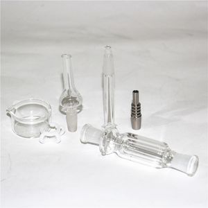 10 mm rookaccessoires Hookah Bong Kit Roestvrijstalen punt Glazen kom voor waterpijp kleine olierigs