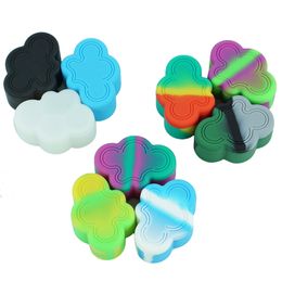 Accessoires pour fumer, articles ménagers divers en silicone, boîte colorée nuage de 22ml, récipient en silicone de forme unique