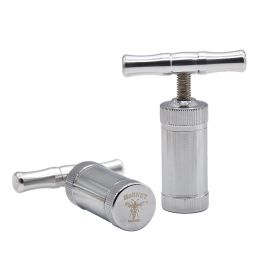 Accesorios para fumar Metal Polen Press Presser Compresor Crema Whipper Herramienta para hierba Cigarrillo Hookah Bubbler cera vaporizador seco agua LL