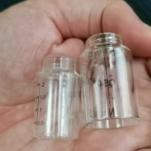 Accessoires pour fumeurs Nautilus Mini 2ML 18mm Nautilus 5ML 22mm Bouchon de couvercle en verre Tube Pyrex Fatboy Convexe Tubes d'ampoule de remplacement transparents pour atomiseur de réservoir en gros