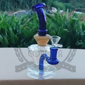 Rokende accessoires roze waterpijp hart gewricht hoofd glazen water waterpijpolie waterpijp mini rookpijp bubbler