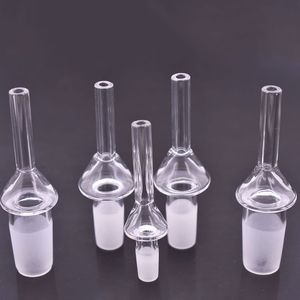 Accessoires pour fumeurs Pointe de quartz Pointes d'égouttement Clou de quartz sans dôme 10mm 14mm 18mm Clou inversé pour mini verre Recueillir des tuyaux de brûleur à mazout