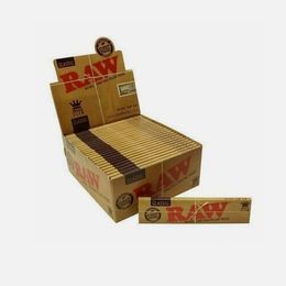 Rookaccessoires Raw Raw Raw Size Slim Rolling Paper 50 Pack in een doos op voorraad