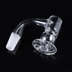 Roken Accessoires Naadloze Volledig Las Quartz Banger Nagels afgeschuinde rand met bal emmer Blender Spin 10mm 14mm Verbinding voor DAB RIGHT Glass Bongs Groothandel FWQB16