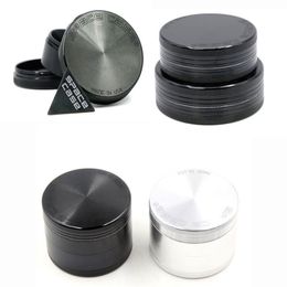 Rookaccessoires Groothandel 63 mm/55 2Layer/4 Layer Space Case Grinder aluminium metalen kruidenkruidbrekers grinders vs Sharpstone