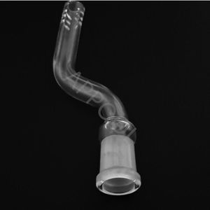 Accessoires pour fumer Narguilés 4,72 pouces 14mm femelle verre downstem diffuseur tube tige adaptateur diffusé vers le bas tige pour verre bécher bong tuyaux
