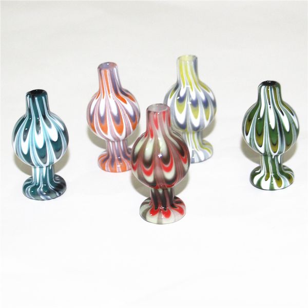 Beracky beracky US Color Glass Bubble Carb Cap Ball UV Ball Cabs para borde de borde biselado Banger Nails Bongs Bongs Tip Tips Dab