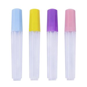 Roken Kleurrijke Plastic Droog Herb Tobacco Preroll Roller Rolling Sigaret Houder Stash Bottler Catcher Taster Bat Opslag Buis Tank Verpakking Seal Jars DHL GRATIS