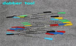 roken ego e sigaret wax verstuiver roestvrij staal titanium nail dabbers gereedschap droog kruid vaporizer dabber tool siliconen collector5990458