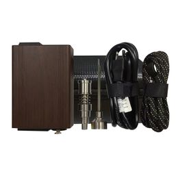 Roken elektrische enails dab rig kit temperatuurregeling warmte met 16 mm 20 mm of 25 mm rigs titanium nagels kom mini -maat enail voor waterleidingen glazen waterpijpbakken