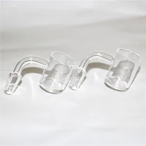 Fumer Flat Top Quartz Banger Nail Domeless Quartz Bangers Seau 10mm 14mm 18mm Mâle Femelle Joint pour verre bong pipe à eau dab rig