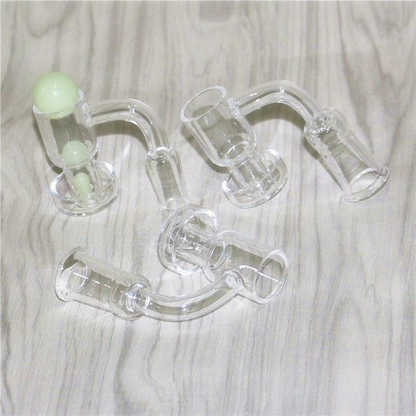 Fumar Soldadura completa Borde biselado Terp Slurpers Blender Cuarzo Banger 10 mm 14 mm 18 mm 22 mmOD Up Oil Nails Para plataformas DAB Bongs de vidrio