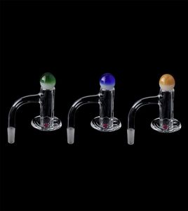 Fumer pleine soudure facettes mélangeur clou entièrement travaillé bord biseauté 14mm quartz banger pour Dab Rigs conduite d'eau Bongs8823166