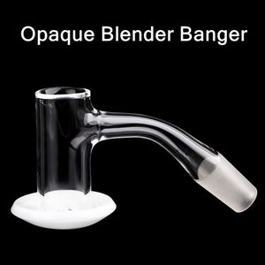 Full Weld Terp Blender Samurai Quartz Banger avec Opaque Samoorai Bottom Bowl 10mm 14mm YAREONE Blanc Fond Biseauté Mâle Dab Nail Tools