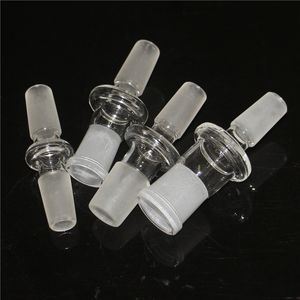 Rookglas Bong Adapter 10 mm 14 mm 18 mm Vrouw tot mannelijke reducer converter Glasadapters voor bongsolierigs