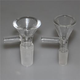 Pieza de tazón de vidrio para fumar Junta masculina con tazones de filtro de copo de nieve para plataformas de tuberías de agua Bongs Dry Herb Ash Catcher