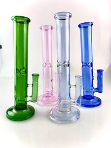 fumer des pipes en verre de couleur chinoise 11 pouces 14mm bang recycleur narguilé