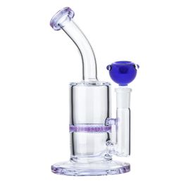 Fumer des conduites d'eau en verre Bongs Recycler Percolateur Chambre en nid d'abeille Filtration Narguilé Dab Rigs Vente en gros