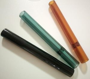 Cigarette en verre de 4 pouces colorée One Hitter Bat Pipes OG Tube OLI Burner Fumer Pipe de tabac accessoires