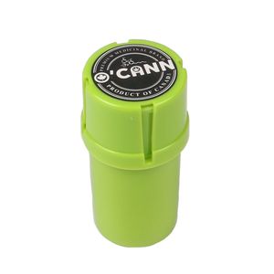 Roken waterpijp pijp hete verkoop 40 mm plastic pot rookmolen handmatige molen met sticker