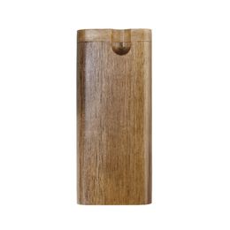 Cerámica de madera natural de fumar Cerámica una caja de almacenamiento de tuberías de un bateador