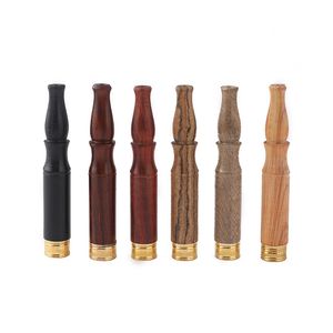 Fumer du bois naturel Style Gourde Portable Herbe sèche Tabac Porte-cigarette Tube filtrant Tuyaux innovants faciles à nettoyer Conseils à main en bois