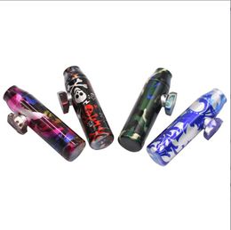 Pipa de fumar Creative Mini Aluminio Cigarette Holder Metal Snuff Bottle Cigarette Set