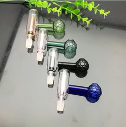 Rookpijp Mini Hookah Glass Bongs Kleurrijke metalen vorm Klassiek gekleurd voetbalglas Gebrande sigarettenaccessoires