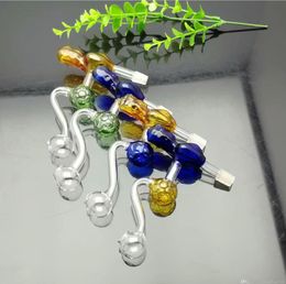 Rookpijp Mini Hookah Glass Bongs Kleurrijke metalen vorm Classic kleurrijke schoonheid voetbalglas pot