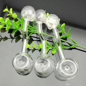 Pipe à fumer Mini narguilé bongs en verre forme de métal coloré pot concave en verre transparent