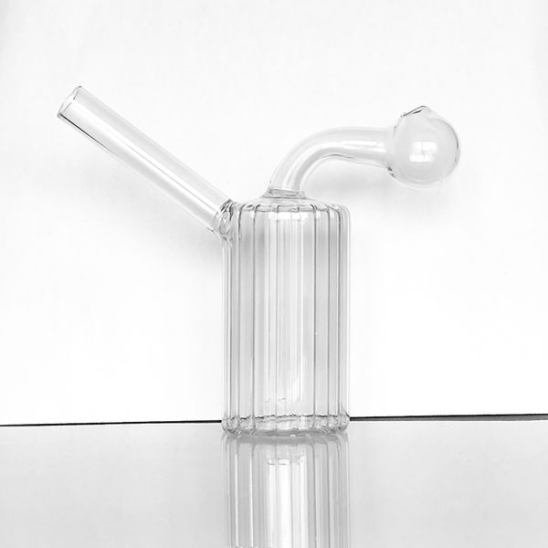 Percolateur de tuyau de fumer Bong Bong Brochette intégrée Hookah Shisha épais Glass Huile Burneur Équipage de l'eau Tuyaux d'eau Fumer des bangs de verre à la main courbée DAB DAB Plate Tobacco Bol